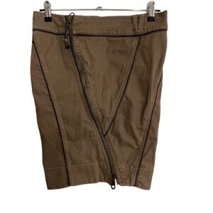 Women’s Diesel Vintage Brown Mid Length Skirt Size 27 US!